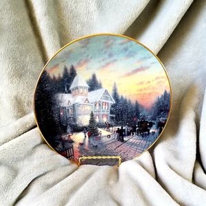 Thomas Kincaid The Magic of CHRISTMAS PLATE
